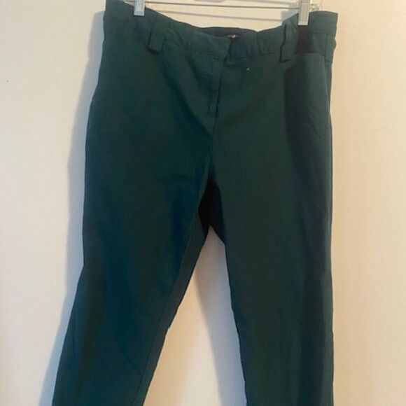 Fashion Bug Vintage Green Crop pants, size 18W - Picture 1 of 3